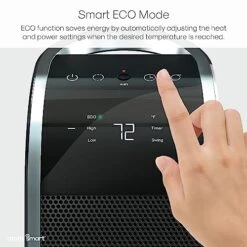 Atomi Smart 25" WiFi Portable Tower Space Heater - 2nd Gen, 1500W, Oscillating, 750 Sq. Ft. Coverage, Works With Alexa & Google Assistant, Beeping Sound Removed -Household Cleaning Supply Store 51b3mGE37QL