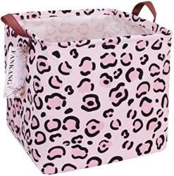 FANKANGSquare Nursery Hamper Storage Bins Canvas Laundry Basket Foldable With Waterproof PE Coating Large Storage Baskets Gift Baskets For Children, Office, Bedroom, Clothes,Toys (Square Black Lines) -Household Cleaning Supply Store 51bM VDn8 L. AC