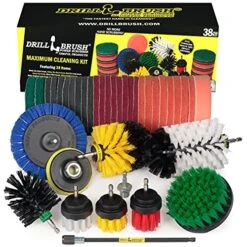 Household Cleaning Kit Drill Brush Set - Car Cleaning Kit - Attachment Brushes For Power Tools - Variety Scrub Brush Set - Toilet Brush Cleaning - Detailing Brush Set - Grout Brush - Clean Bathtub