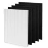 115115 Replacement Filters A For Winix PlasmaWave 5300, 6300, C535, 5300-2, 6300-2, P300, AM90, 9000, 5000, 5000B, C909, 9800 Air Purifier, 1 X True HEPA Size 21 Filter Plus 4 X Carbon Pre-Filters -Household Cleaning Supply Store 51btbkyY70L