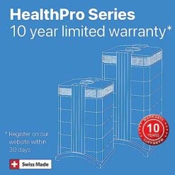 IQAir HealthPro Compact – High-Airflow Medical-Grade Air Purifier With HyperHEPA Filter For Bacteria, Viruses, Airborne Particles, Allergens, Pets, Asthma Triggers, Pollen, Dust, Swiss Made -Household Cleaning Supply Store 51e8sG6haXL