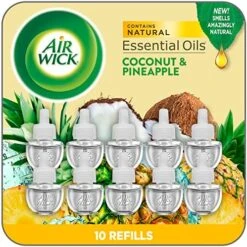 Air Wick Plug In Scented Oil Refill, 10ct, Lavender & Chamomile, Air Freshener, Essential Oils, Eco Friendly -Household Cleaning Supply Store 51esjdDtWNL. AC