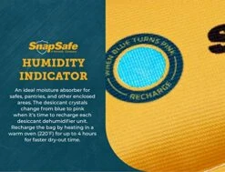 SnapSafe Reusable Dehumidifier Bag 450G, 75908 - Portable, Easy To Use Moisture Absorbers For Gun Safes & Cabinets - Prevent Moisture Damage For Gun Safe Accessories, Firearms In Your Gun Vault -Household Cleaning Supply Store 51f0nnhSpgL