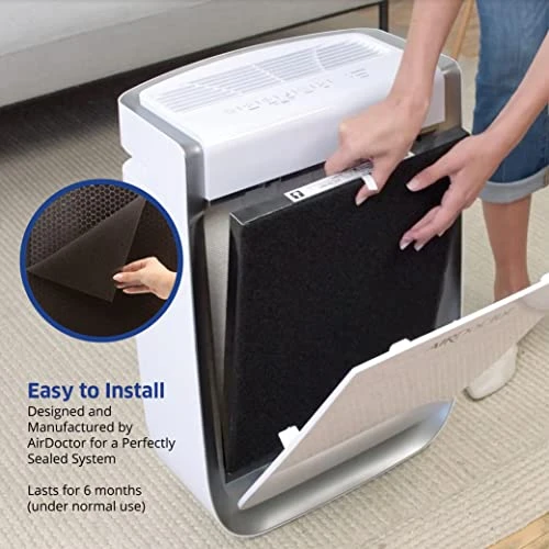 AIRDOCTOR AD3000 Genuine Replacement Carbon Gas Trap VOC Filters With Pre-Filter For Air Doctor AD3000 / AD3500 4 - In-1 Home Purifier | MADE BY AIRDOCTOR (AD3000 VOC Filter) 5 AIRDOCTOR AD3000 Genuine Replacement Carbon Gas Trap VOC Filters With Pre-Filter For Air Doctor AD3000 / AD3500 4 - In-1 Home Purifier | MADE BY AIRDOCTOR (AD3000 VOC Filter) - Image 3