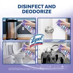 Lysol Disinfectant Spray, Sanitizing And Antibacterial Spray, For Disinfecting And Deodorizing, Early Morning Breeze, 19 Fl Oz (Pack Of 2), Packaging May Vary 12 Lysol Disinfectant Spray, Sanitizing And Antibacterial Spray, For Disinfecting And Deodorizing, Early Morning Breeze, 19 Fl Oz (Pack Of 2), Packaging May Vary -Household Cleaning Supply Store 51g7gUPNP4L