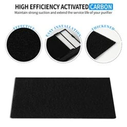 Gazeer True HEPA Filter B (4 Pack) + Carbon Pre Filter(4 Pack) Compatible With Holmes HAPF600 HAPF600D HAPF600D-U2,Replacement Holmes HEPA Air Filter 9 Gazeer True HEPA Filter B (4 Pack) + Carbon Pre Filter(4 Pack) Compatible With Holmes HAPF600 HAPF600D HAPF600D-U2,Replacement Holmes HEPA Air Filter -Household Cleaning Supply Store 51geyk6CdkL