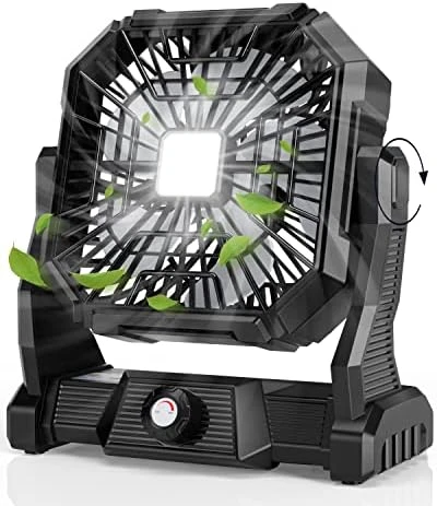 Personal Fan Camping Fan Rechargeable,20000mAh Battery Powered Fan With LED Lantern,270°Head Rotation,Battery Operated Small Table Fan Portable,USB Desk Fans With Hanging Hook For Travel Picnic Office 9 Personal Fan Camping Fan Rechargeable,20000mAh Battery Powered Fan With LED Lantern,270°Head Rotation,Battery Operated Small Table Fan Portable,USB Desk Fans With Hanging Hook For Travel Picnic Office - Image 7