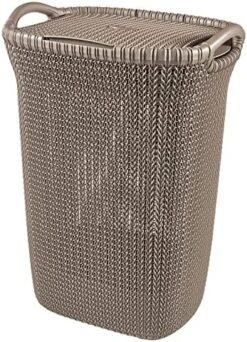 Curver Knit Rectangular Clothes Box, White, 57 Litre 17 Curver Knit Rectangular Clothes Box, White, 57 Litre -Household Cleaning Supply Store 51hKEATGxeL. AC