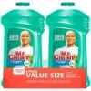 Mr. Clean Meadows And Rain Febreze Freshness Multi-Surface Cleaner 45 Fl Oz (Pack Of 2) 90 Fl Oz