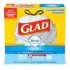 Glad Tall Kitchen Drawstring Trash Bags - OdorShield 13 Gallon Grey Trash Bag, Febreze Fresh Clean - 80 Count 2 Glad Tall Kitchen Drawstring Trash Bags - OdorShield 13 Gallon Grey Trash Bag, Febreze Fresh Clean - 80 Count -Household Cleaning Supply Store 51if2kfMIjL