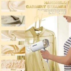 ADOTOCAM Steamer For Clothes, Portable & Compact 1200W Garment Steamer, 30 Seconds Fast Heat Up, With 170ml Large Water Tank, Portable Steamer For Clothes Travel Mini For Home And Travel -Household Cleaning Supply Store 51iv4zZOJNL