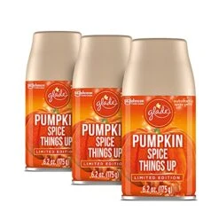 Glade® Glade Automatic Spray Refill, Air Freshener For Home And Bathroom, Pumpkin Spice Things Up, 6.2 Oz, 3 Count