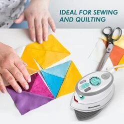 BEAUTURAL Mini Travel Steam Iron For Clothes With Dual Voltage, Non-Stick Soleplate, Anti-Slip Handle, Ideal For Sewing, Quilting And Handcraft -Household Cleaning Supply Store 51kXQnkXOBL