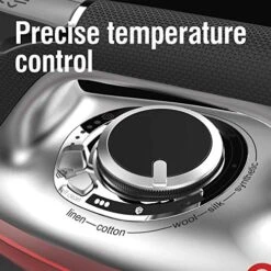 CHI Steam Iron For Clothes With 300+ Holes For Powerful Steaming, Temperature Guide Dial, 1700 Watts, XL 10’ Cord, 3-Way Auto Shutoff, Titanium Infused Ceramic Soleplate, Silver -Household Cleaning Supply Store 51m4CHfn92L