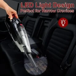 JONEME Handheld Vacuum Cordless Rechargeable With 2 Using Cables,9000PA Small Vacuum Cordless Cleaner For Car,Portable Wireless Car Vacuum Cleaner,Hand Vacuum With 2 Washable Filters 12 JONEME Handheld Vacuum Cordless Rechargeable With 2 Using Cables,9000PA Small Vacuum Cordless Cleaner For Car,Portable Wireless Car Vacuum Cleaner,Hand Vacuum With 2 Washable Filters -Household Cleaning Supply Store 51mKgag88FL