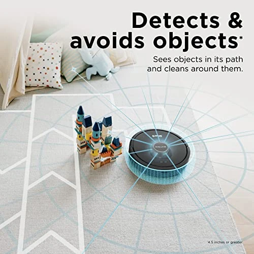 Shark RV2310AE Matrix Self-Emptying Robot Vacuum With Bagless, 45-Day Capacity, Self-Cleaning Brushroll For Pet Hair, No Spots Missed On Carpets & Hard Floors, Precision Home Mapping, Wi-Fi, Black 7 Shark RV2310AE Matrix Self-Emptying Robot Vacuum With Bagless, 45-Day Capacity, Self-Cleaning Brushroll For Pet Hair, No Spots Missed On Carpets & Hard Floors, Precision Home Mapping, Wi-Fi, Black - Image 5