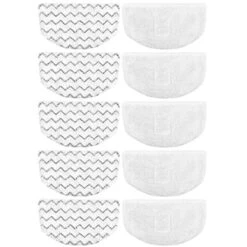 Extolife 10 Pack Steam Mop Replacement Pads For Bissell Powerfresh Steam Mop 1940 1806 1544 2075 2685A 2181 2814 Series, Model 19402 19404 19408 19409 1940A 1940F 1940Q 1940T 1940W B0006 B0017 2075A