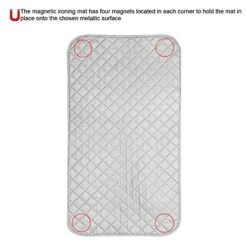 Fdit Portable Ironing Blanket Ironing Mat Heat Resistant Pad Cover For Washer Dryer Table Top Countertop Ironing Board For Small Space -Household Cleaning Supply Store 51ovY6cHNaL