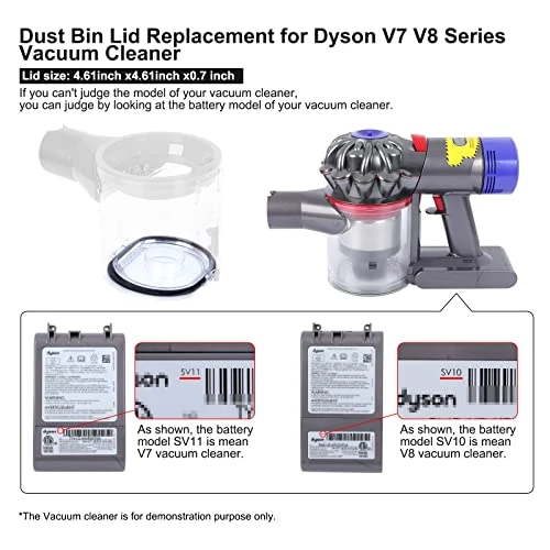 Dust Bin Lid Compatible With Dyson Vacuum Cleaner V7 V8 Models Dust Bin Door Parts/Dirt Cup Lid/Dust Bucket Cover/Dust Box Lid/Dust Collector 6 Dust Bin Lid Compatible With Dyson Vacuum Cleaner V7 V8 Models Dust Bin Door Parts/Dirt Cup Lid/Dust Bucket Cover/Dust Box Lid/Dust Collector - Image 4