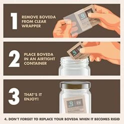 Boveda 62% Two-Way Humidity Control Packs For Storing 1/8 Oz – Size 1 – 20 Pack – Moisture Absorbers For Small Storage Containers – Humidifier Packs – Hydration Packets In Resealable Bag -Household Cleaning Supply Store 51qEKXCFE3L