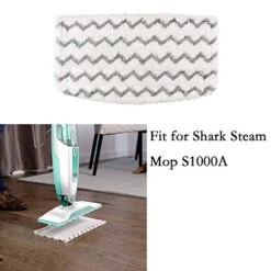 Aunifun 5 Packs Steam Mop Pads Replacement For Shark Steam Mop Hard Floor Cleaner S1000A For Shark Vacuum Cleaner S1000A S1000C S1000WM S1001C -Household Cleaning Supply Store 51qmyI0naxL