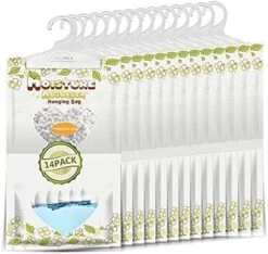 ZSPENG 16 Pack Moisture Absorber Hanging Bags,220g/Pack Fagrance Free Moisture Bag,Hanging Closet Dehumidifier Bags For Basement Closet Storeroom -Household Cleaning Supply Store 51rGMAiUoSS. AC