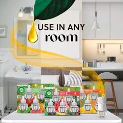 Air Wick Plug In Scented Oil Refill Bundle, 5ct, Fresh Watermelon & Berries, Air Freshener Spring Collection & Air Wick Plug In Scented Oil Refill, Fresh Mango & Kiwi, Essential Oils -Household Cleaning Supply Store 51rqGjHyuJL