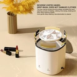 Mini Washing Machine ABS 4.5L 2000mA 24W 12V Blue Light Household Portable Washer For T Shirts Underwear Socks US Plug 100‑240V, Portable Washing Machine, 11 Mini Washing Machine ABS 4.5L 2000mA 24W 12V Blue Light Household Portable Washer For T Shirts Underwear Socks US Plug 100‑240V, Portable Washing Machine, -Household Cleaning Supply Store 51sgQrX8tJL