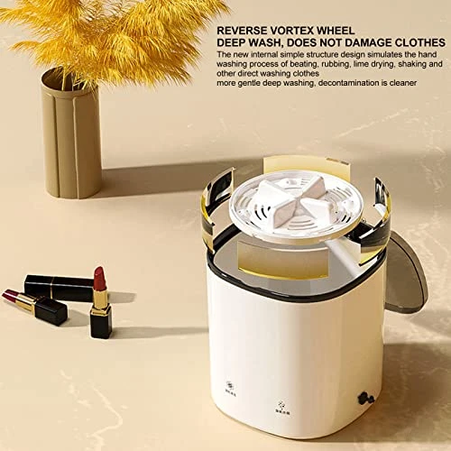 Mini Washing Machine ABS 4.5L 2000mA 24W 12V Blue Light Household Portable Washer For T Shirts Underwear Socks US Plug 100‑240V, Portable Washing Machine, 5 Mini Washing Machine ABS 4.5L 2000mA 24W 12V Blue Light Household Portable Washer For T Shirts Underwear Socks US Plug 100‑240V, Portable Washing Machine, - Image 3