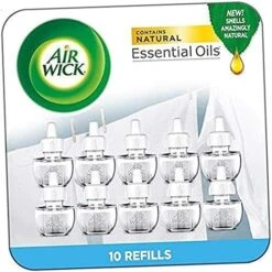 Air Wick Plug In Scented Oil Refill, 10ct, Lavender & Chamomile, Air Freshener, Essential Oils, Eco Friendly -Household Cleaning Supply Store 51shamrS3LL. AC