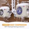 Cooper & Hunter Hyper Heat 12,000 BTU 21 SEER 11 HSPF 230V Ductless Mini-Split Air Conditioners -22F Heat Pump With 16FT Installation Kit -Household Cleaning Supply Store 51t3AynKQ1L