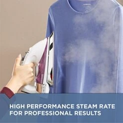 Black & Decker BLACK+DECKER IR1350S With Extra Large Soleplate, 13.2" X 16.3" X 7", Purple -Household Cleaning Supply Store 51tHUuANFcL