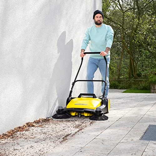 Karcher Kärcher - S 6 Twin Walk-Behind Outdoor Hand Push Floor Sweeper - 10 Gallon Capacity - 33.9" Sweeping Width - Sweeps Up To 32,300 Square Feet/Hour 5 Karcher Kärcher - S 6 Twin Walk-Behind Outdoor Hand Push Floor Sweeper - 10 Gallon Capacity - 33.9" Sweeping Width - Sweeps Up To 32,300 Square Feet/Hour - Image 3