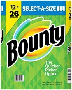 Bounty Select-A-Size, 2x More Absorbent 2-ply 74 Sheets Paper Towel Big Roll - 2-Pack -Household Cleaning Supply Store 51uQiDyhwRL. AC