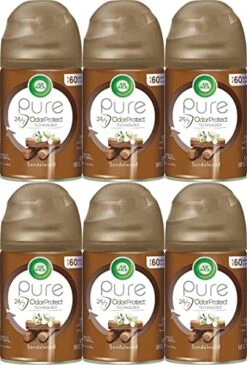 Air Wick Freshmatic Automatic Spray Air Freshener, Sandalwood Scent, 1 Refill, 6.17 Ounce (Pack Of 6)