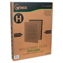 Genuine Winix 116130 Replacement Filter H For 5500-2 Air Purifier , White -Household Cleaning Supply Store 51vF2VBE7AL