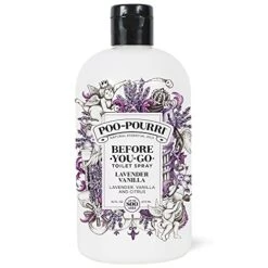 Poo-Pourri Before-You-Go Toilet Spray, Lavender Vanilla, Refill Bottle 16 Fl Oz - Lavender, Vanilla And Citrus