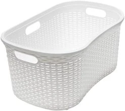 Addis Faux Rattan Hipster Laundry Basket 40 Litre, Calico/Cream -Household Cleaning Supply Store 51wJlD2nvrL. AC