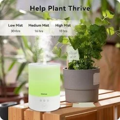 Cool Mist Humidifiers For Bedroom Large Room - Baby Air Humidifier With Night Light 8 Color - Quiet Ultrasonic Top Fill Humidifier - 28H Diffuser For Plants, Timer, Auto Shut-Off, 2.5L, White 13 Cool Mist Humidifiers For Bedroom Large Room - Baby Air Humidifier With Night Light 8 Color - Quiet Ultrasonic Top Fill Humidifier - 28H Diffuser For Plants, Timer, Auto Shut-Off, 2.5L, White -Household Cleaning Supply Store 51wUTrArefL