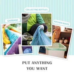 4 Gallon 330pcs Strong Trash Bags Colorful Clear Garbage Bags, Bathroom Trash Can Bin Liners, Small Plastic Bags For Home Office Kitchen, Fit 12-15 Liter, 3,3.5,4.5 Gal,Multicolor -Household Cleaning Supply Store 51wY5fMgWaL