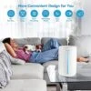 INSENVO Humidifier For Bedroom Large Room, 4.4L Cool Mist Top Fill Humidifier For Baby＆Plants, Anti-Leak Design, Easy To Disassemble&Clean, Auto-Shut Off &3 Mist Settings, Night Light, 1.14Gal -Household Cleaning Supply Store 51wqcdpo2qL