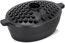 Wood Stove Steamer, Cast Iron Fireplace Humidifier, Indoor Humidifier For Home Heating, Black Bowl Fireplace Stove Covers Accessories Decorative, Matte Black Finish, Rust Resistant, 2.7 Quart Capacity -Household Cleaning Supply Store 51yUERz0myL. AC