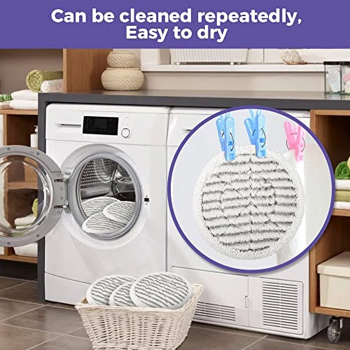 Replacement Steam Mop Pads For Shark Steam Mop Pads Compatible With Shark S7000AMZ S7000 S7001 S7001TGT S7000 Series Steam & Scrub All-in-One Hard Floor Steam Mop (10) 5 Replacement Steam Mop Pads For Shark Steam Mop Pads Compatible With Shark S7000AMZ S7000 S7001 S7001TGT S7000 Series Steam & Scrub All-in-One Hard Floor Steam Mop (10) - Image 3