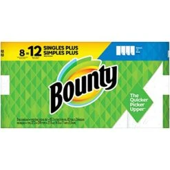 Bounty® Select-A-Size® 2-Ply Paper Towels, 83 Sheets Per Roll, Pack Of 8 Rolls -Household Cleaning Supply Store 51zc4090WbL