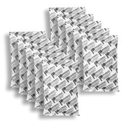 200 Gram Silica Gel Desiccant Packs (Pack Of 10) Anti-Corrosive, Military Grade Dehumidifier, Moisture Adsorbing Drying Bags For Gun Safe Storage, Document Storage And More.