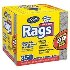 Scott Rags In A Box, 350 Count