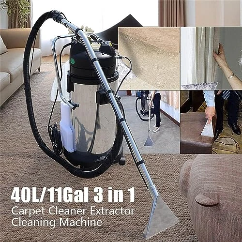 40L/10.5Gal Commercial Carpet Cleaning Machine, 3 In 1 Carpet Extractor For Car Detailing, Portable Wet Dry Vacuum Cleaner, Sofa Curtains Carpet Cleaning For Carpet And Hard Floor 7 40L/10.5Gal Commercial Carpet Cleaning Machine, 3 In 1 Carpet Extractor For Car Detailing, Portable Wet Dry Vacuum Cleaner, Sofa Curtains Carpet Cleaning For Carpet And Hard Floor - Image 5