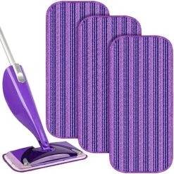 Reusable Mop Pads Compatible With Swiffer Wet Jet Mop- 6 Pack Wet Pads Refill Washable Microfiber Mop Pads Wet Dry Mopping Cloths Replacements For Swiffer Wetjet 12" Mop All Purpose Floor Cleaning 14 Reusable Mop Pads Compatible With Swiffer Wet Jet Mop- 6 Pack Wet Pads Refill Washable Microfiber Mop Pads Wet Dry Mopping Cloths Replacements For Swiffer Wetjet 12" Mop All Purpose Floor Cleaning -Household Cleaning Supply Store 61vtCOA8k8L. AC